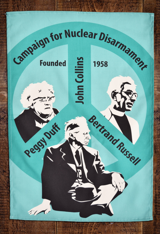 Campaign for Nuclear Disarmament Tea Towel Campaign for Nuclear Disarmament Tea Towel