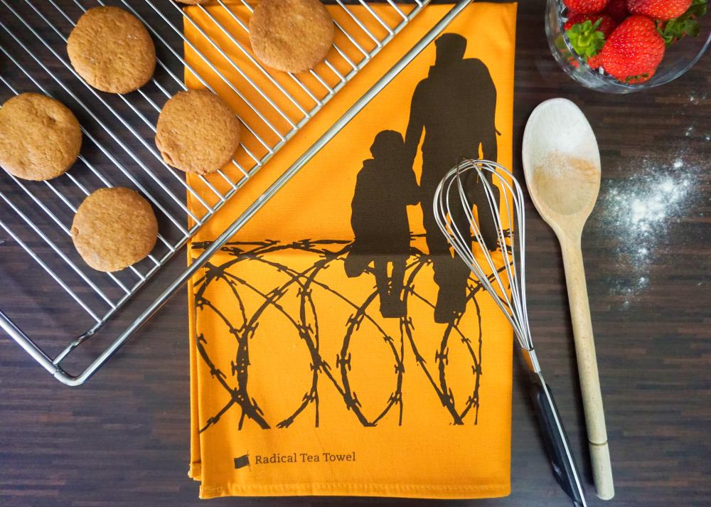 Refugee tea towel Refugee tea towel
