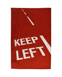 Keep Left tea towel