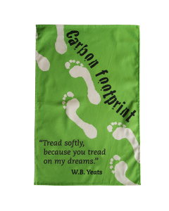 Carbon Footprint tea towel