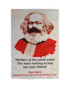 Karl Marx tea towel