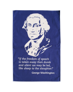 George Washington tea towel