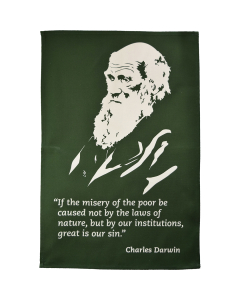Charles Darwin tea towel