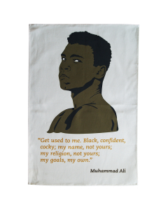 Muhammad Ali tea towel