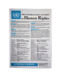 Universal Declaration of Human Rights tea towel