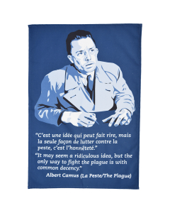 Albert Camus 'La Peste' tea towel