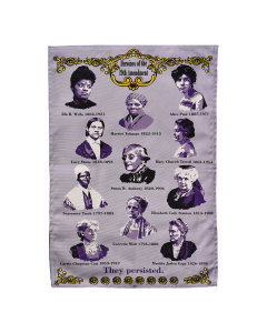19th Amendment Heroines tea towel