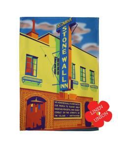 Stonewall Inn Gay Rights linen union tea towel