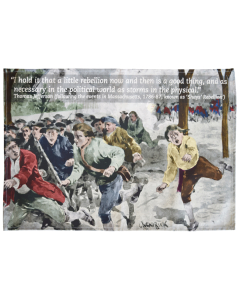 Shays' Rebellion tea towel
