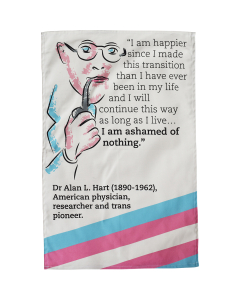 Alan L Hart tea towel