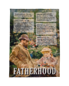 Fatherhood tea towel